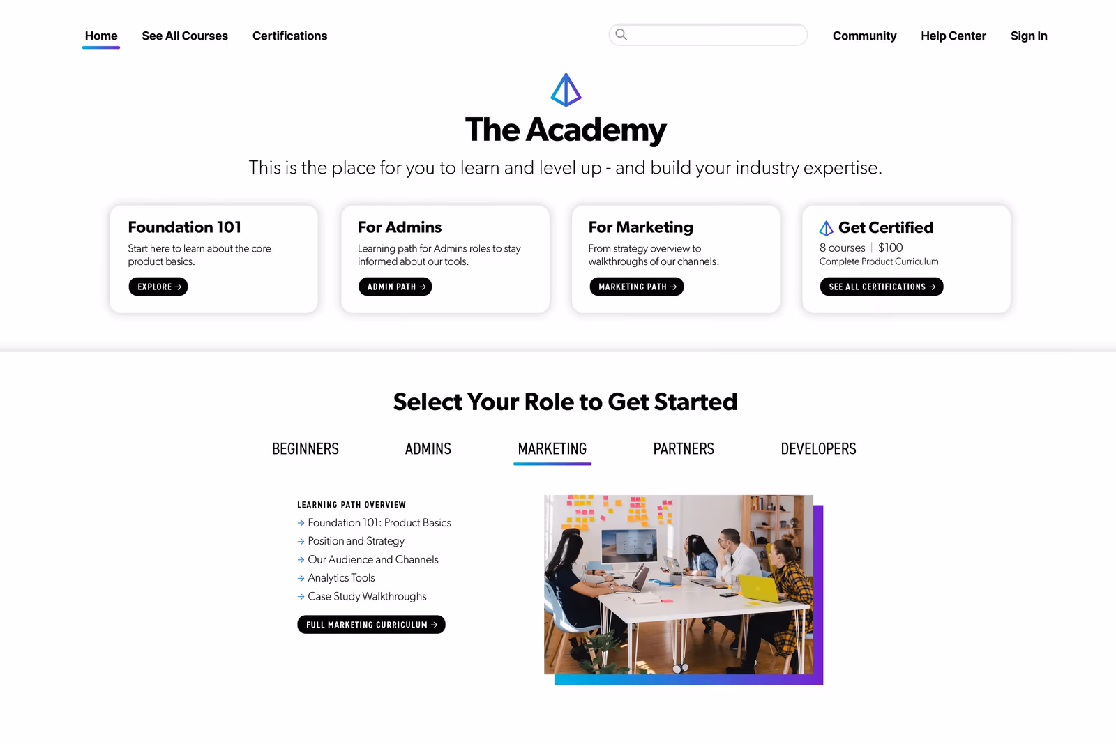 Skilljar customer training platform dashboard