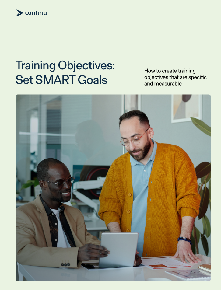 Training Objectives: Set SMART Goals