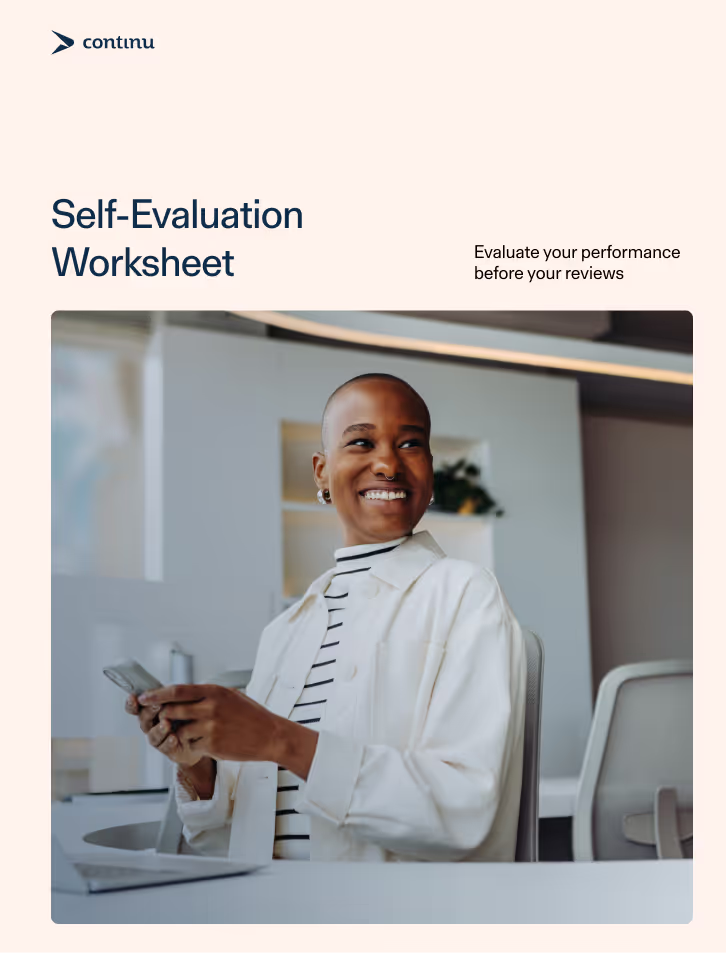 Self-Evaluation Worksheet