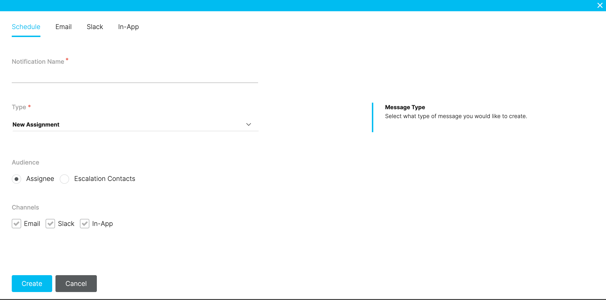 Easily set up notifications for admins to stay up to date with their users.