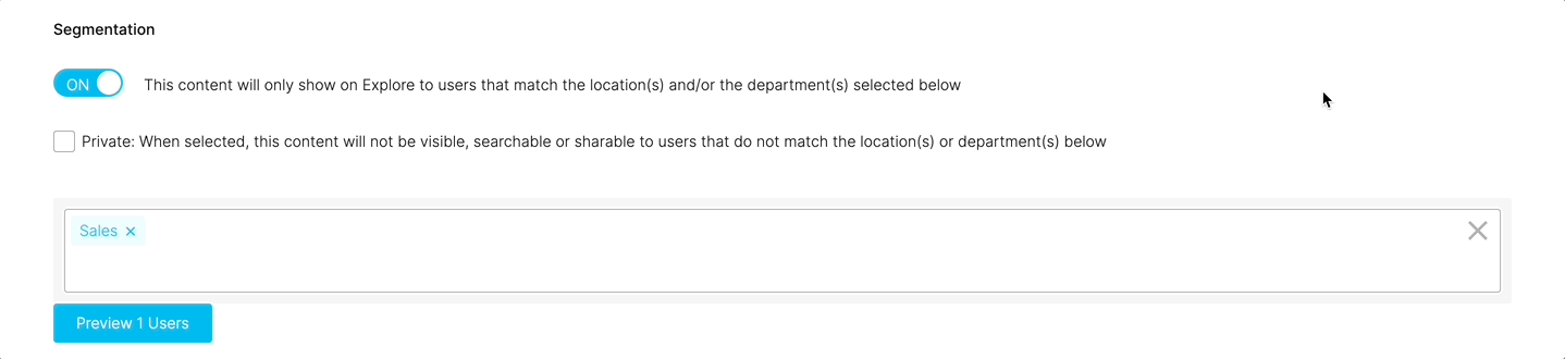 Create rules to show or assign content to specific users in Continu.