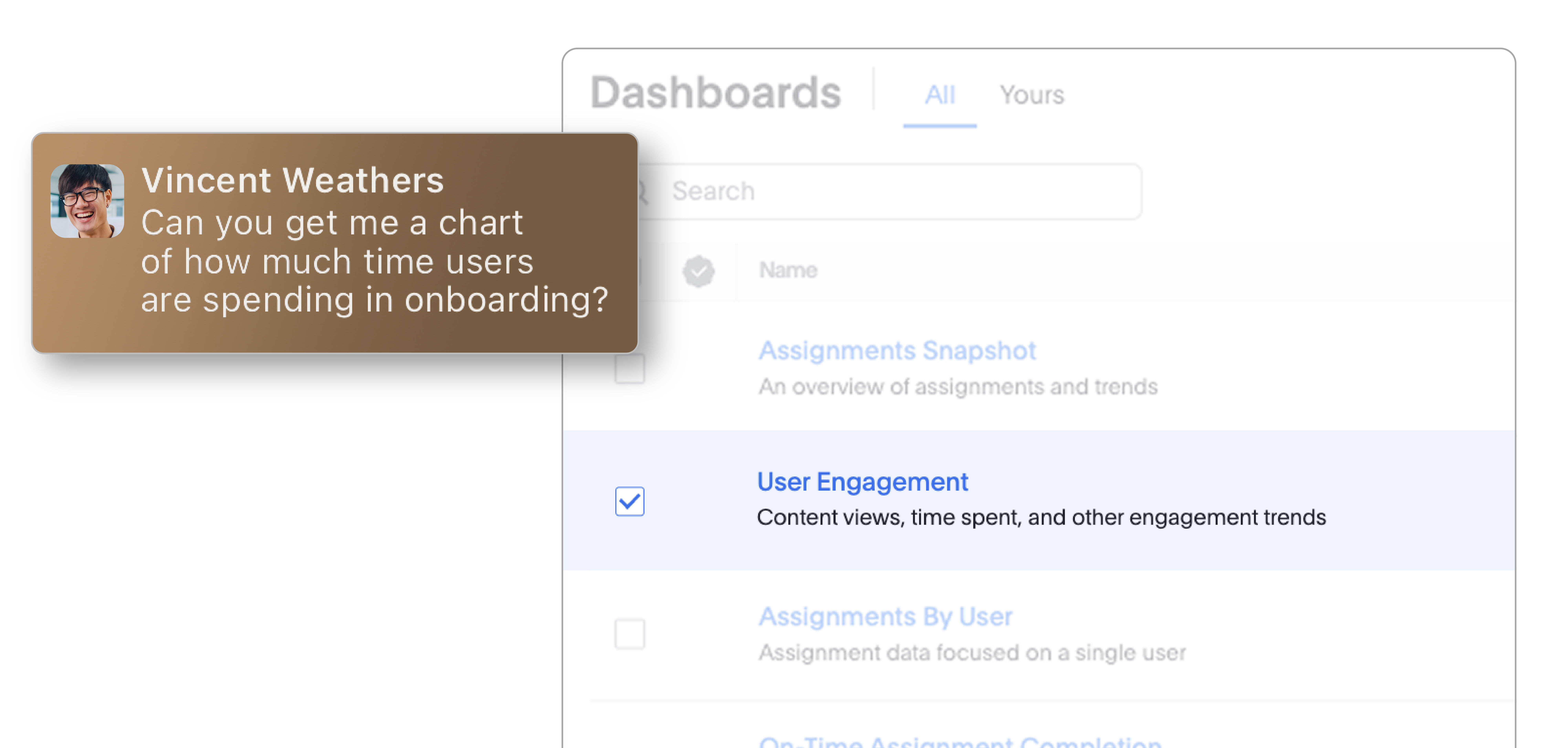 Continu Insights makes it simple to find answers to common L&D questions
