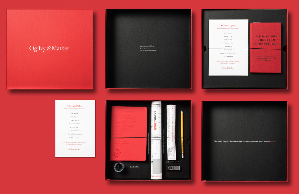Ogilvy & Mather's new employee welcome kit
