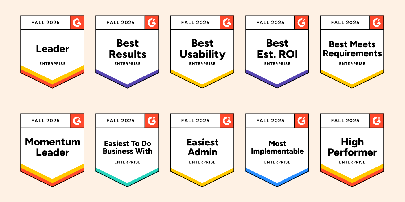 Continu's top G2 Badges for Fall 2025 - Corporate Learning Management System (LMS)