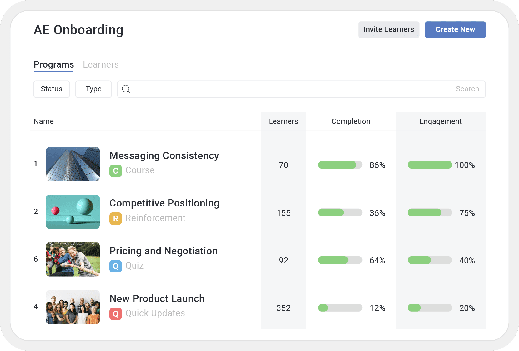 Mindtickle sales readiness platform interface