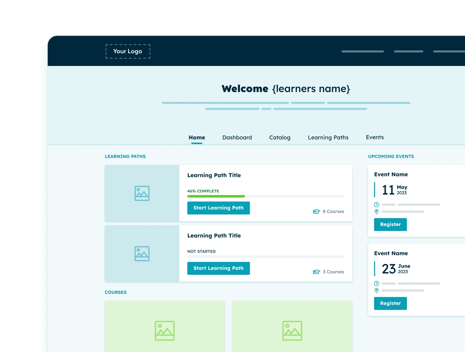 Northpass dashboard