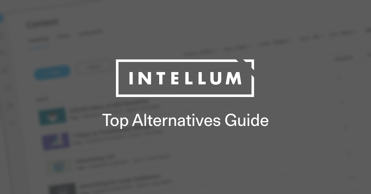 Best Intellum alternatives